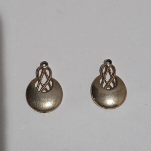 Vintage Gold Tone Drop Earrings